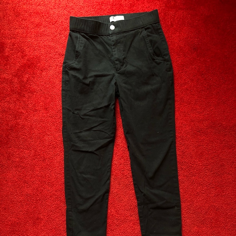 Black Hollister Crop Pants